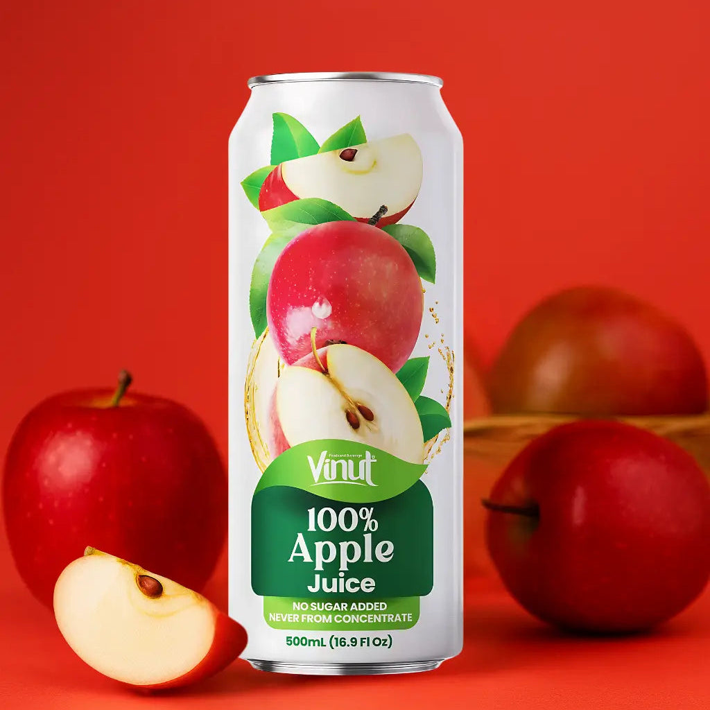 Apple - VINUT | 100% Real Fruit Juice – No Sugar Added | Tropical, Organic, Non-GMO. Drink Vinut Now.