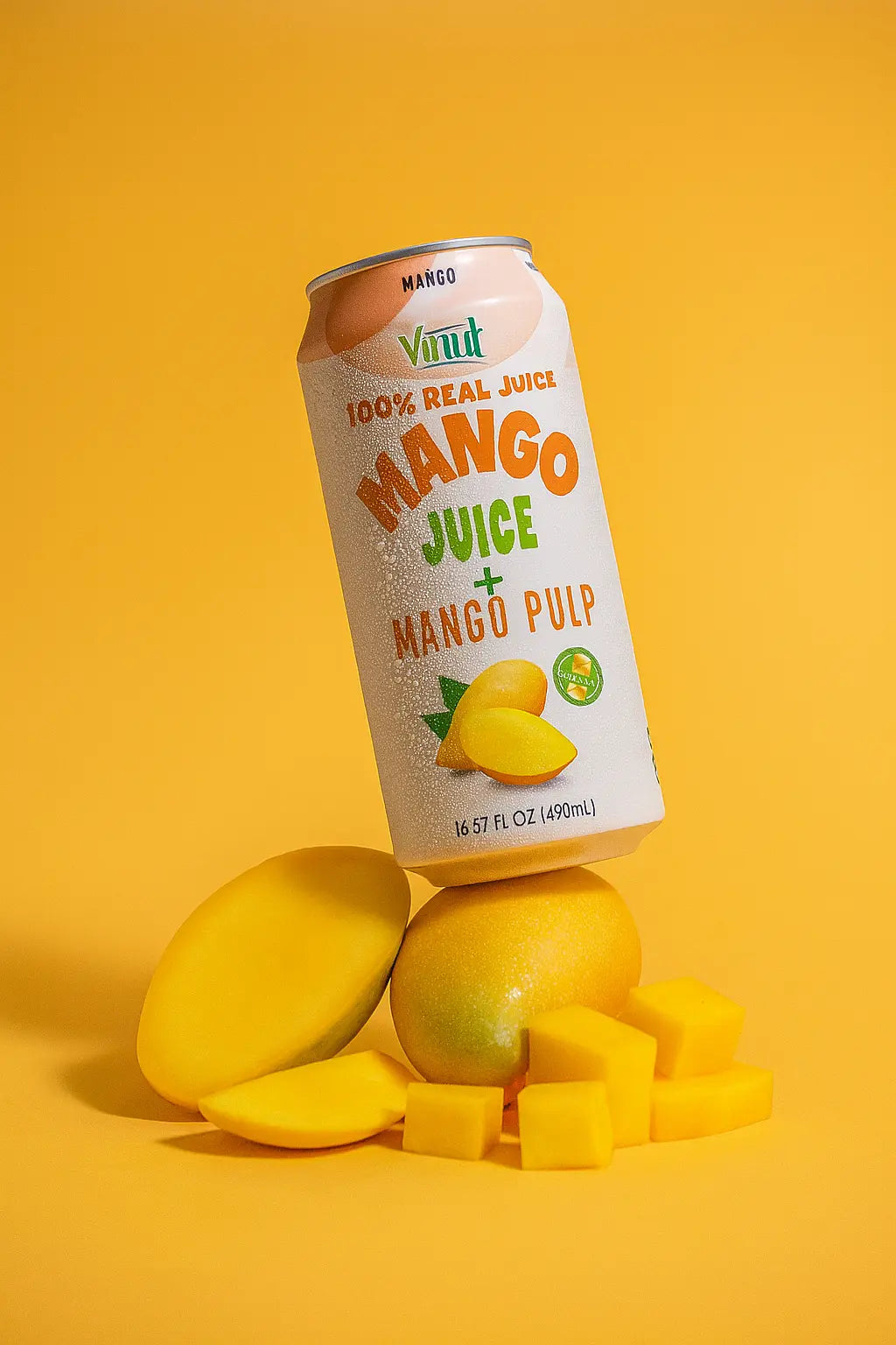 Mango - VINUT | 100% Real Fruit Juice – No Sugar Added | Tropical, Organic, Non-GMO. Drink Vinut Now.