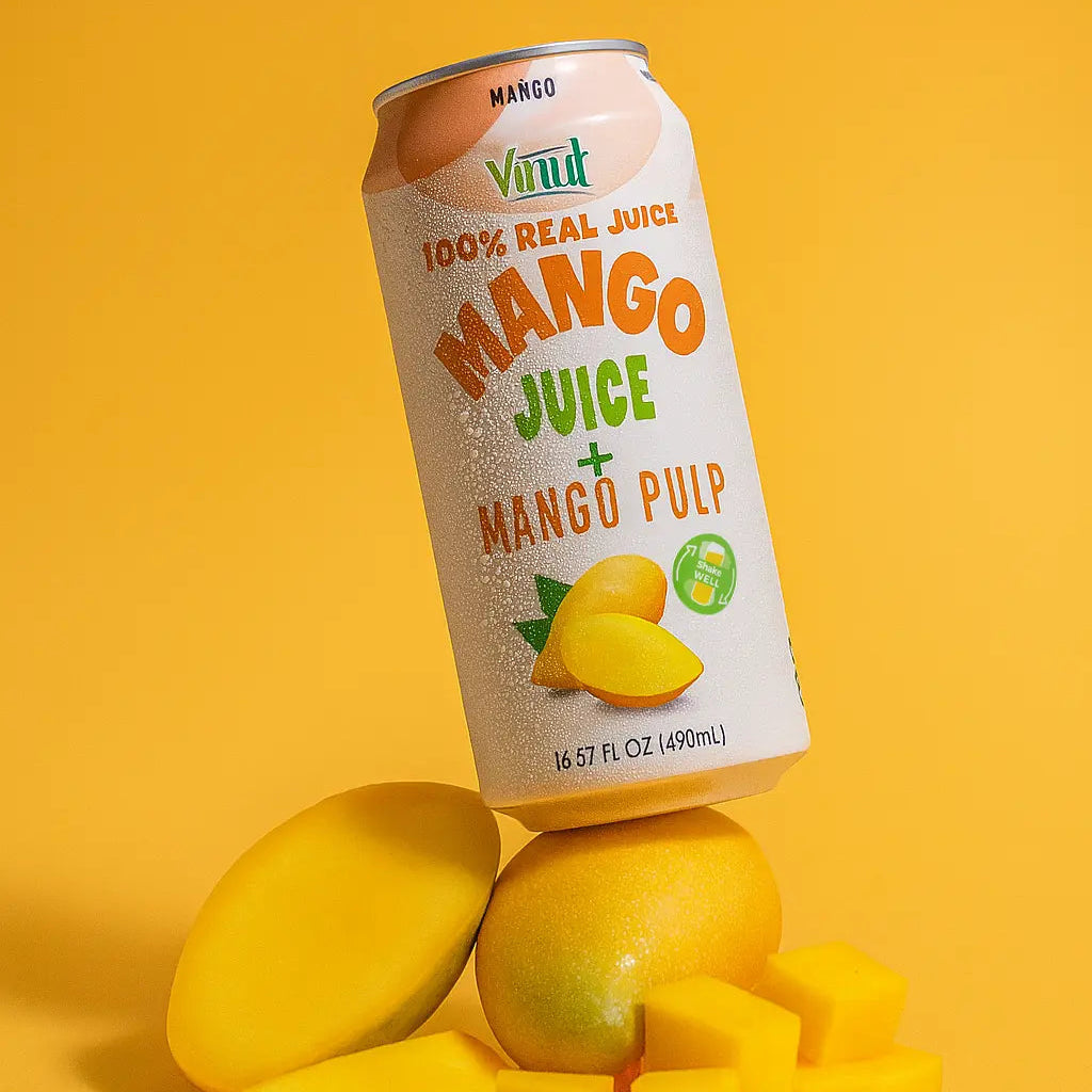 Mango - VINUT | 100% Real Fruit Juice – No Sugar Added | Tropical, Organic, Non-GMO. Drink Vinut Now.