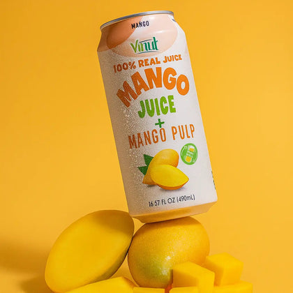 Mango - VINUT | 100% Real Fruit Juice – No Sugar Added | Tropical, Organic, Non-GMO. Drink Vinut Now.