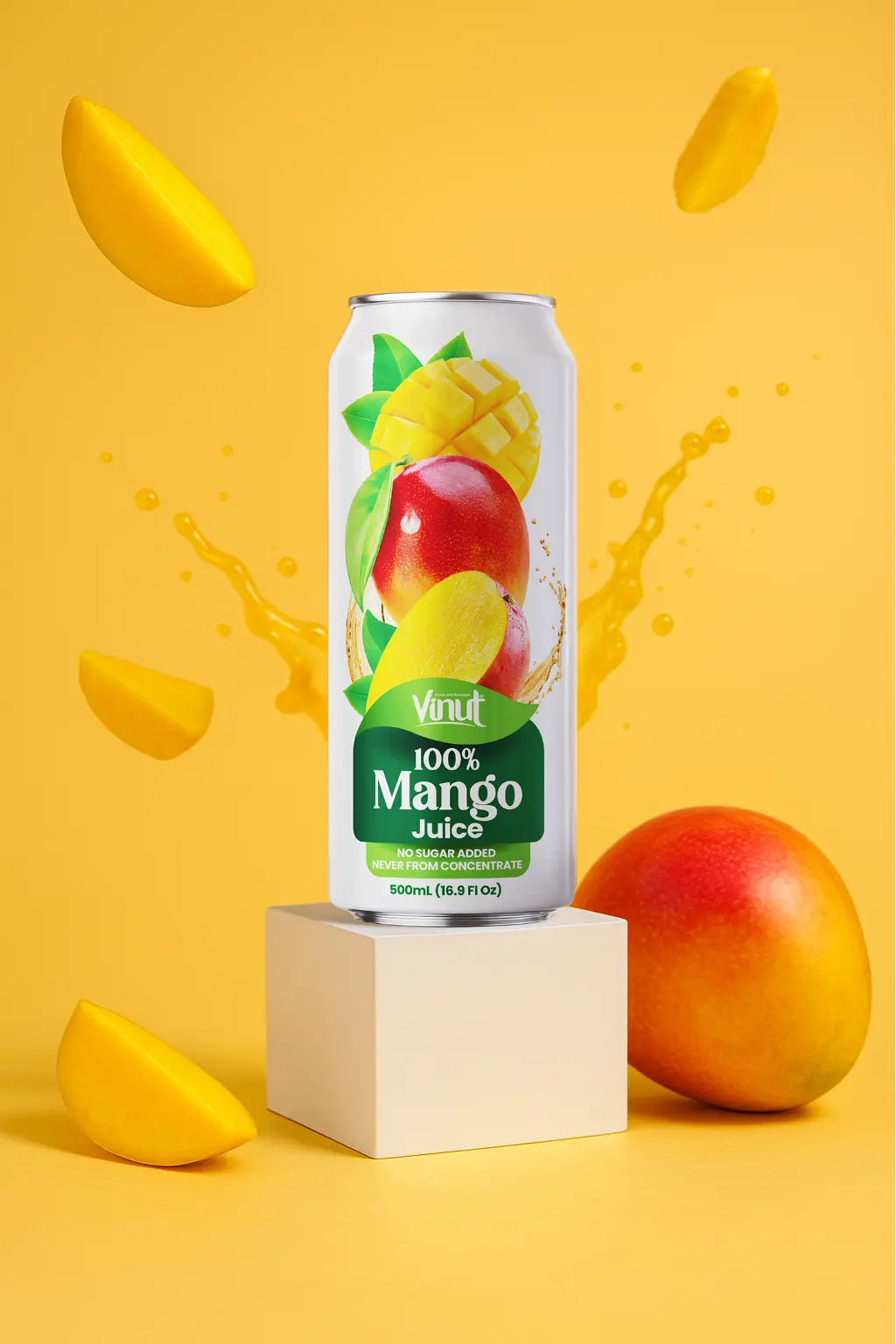 Mango - VINUT | 100% Real Fruit Juice – No Sugar Added | Tropical, Organic, Non-GMO. Drink Vinut Now.