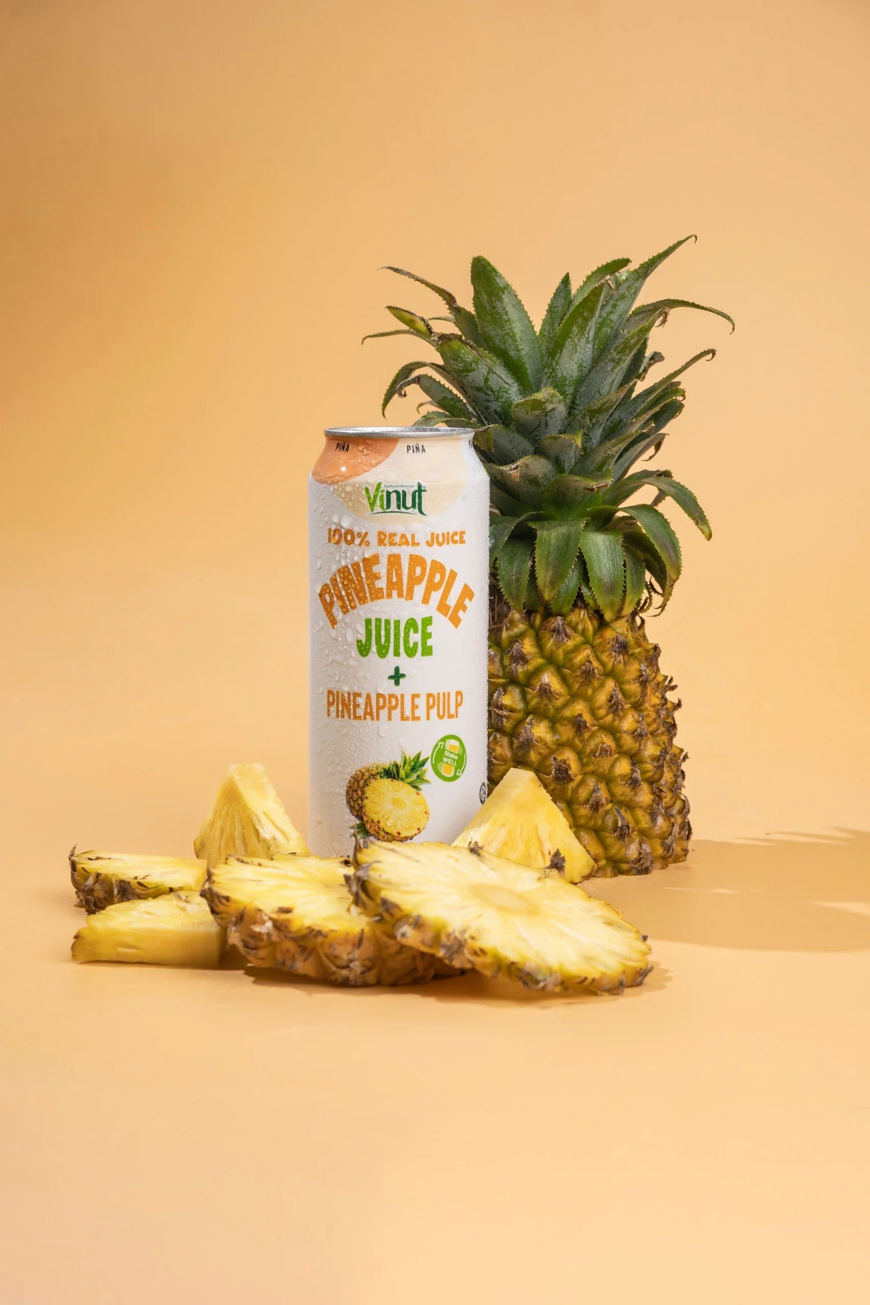 Pineapple - VINUT | 100% Real Fruit Juice – No Sugar Added | Tropical, Organic, Non-GMO. Drink Vinut Now.