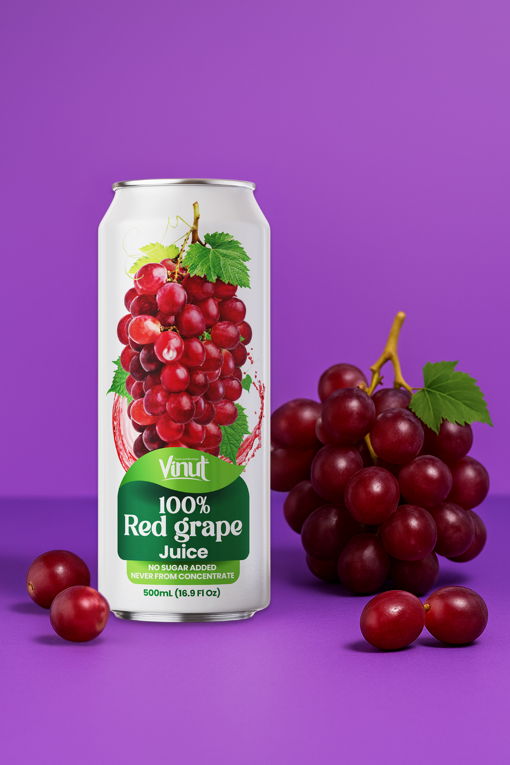 Red Grape - VINUT | 100% Real Fruit Juice – No Sugar Added | Tropical, Organic, Non-GMO. Drink Vinut Now.
