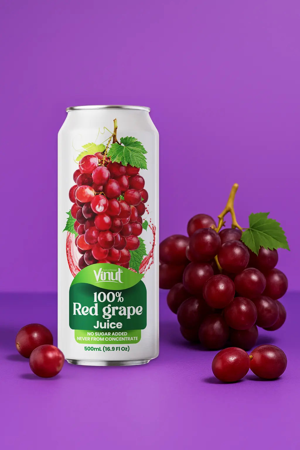 Red Grape - VINUT | 100% Real Fruit Juice – No Sugar Added | Tropical, Organic, Non-GMO. Drink Vinut Now.