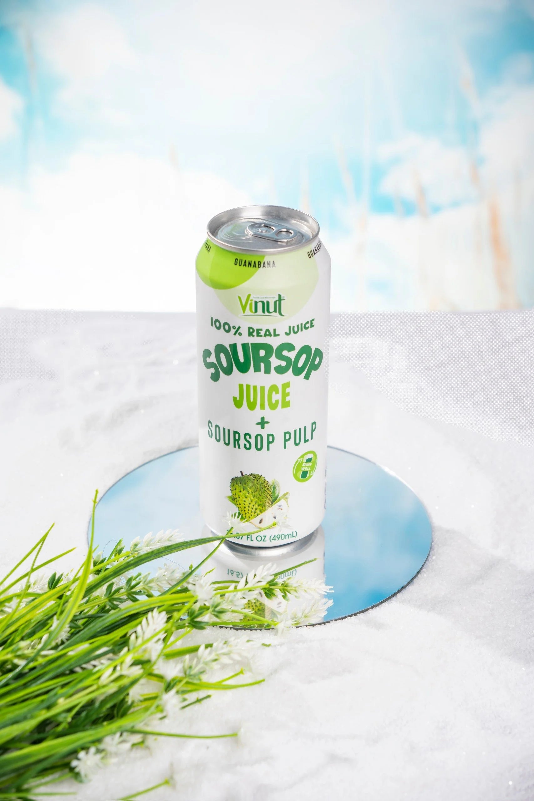 Soursop - VINUT | 100% Real Fruit Juice – No Sugar Added | Tropical, Organic, Non-GMO. Drink Vinut Now.