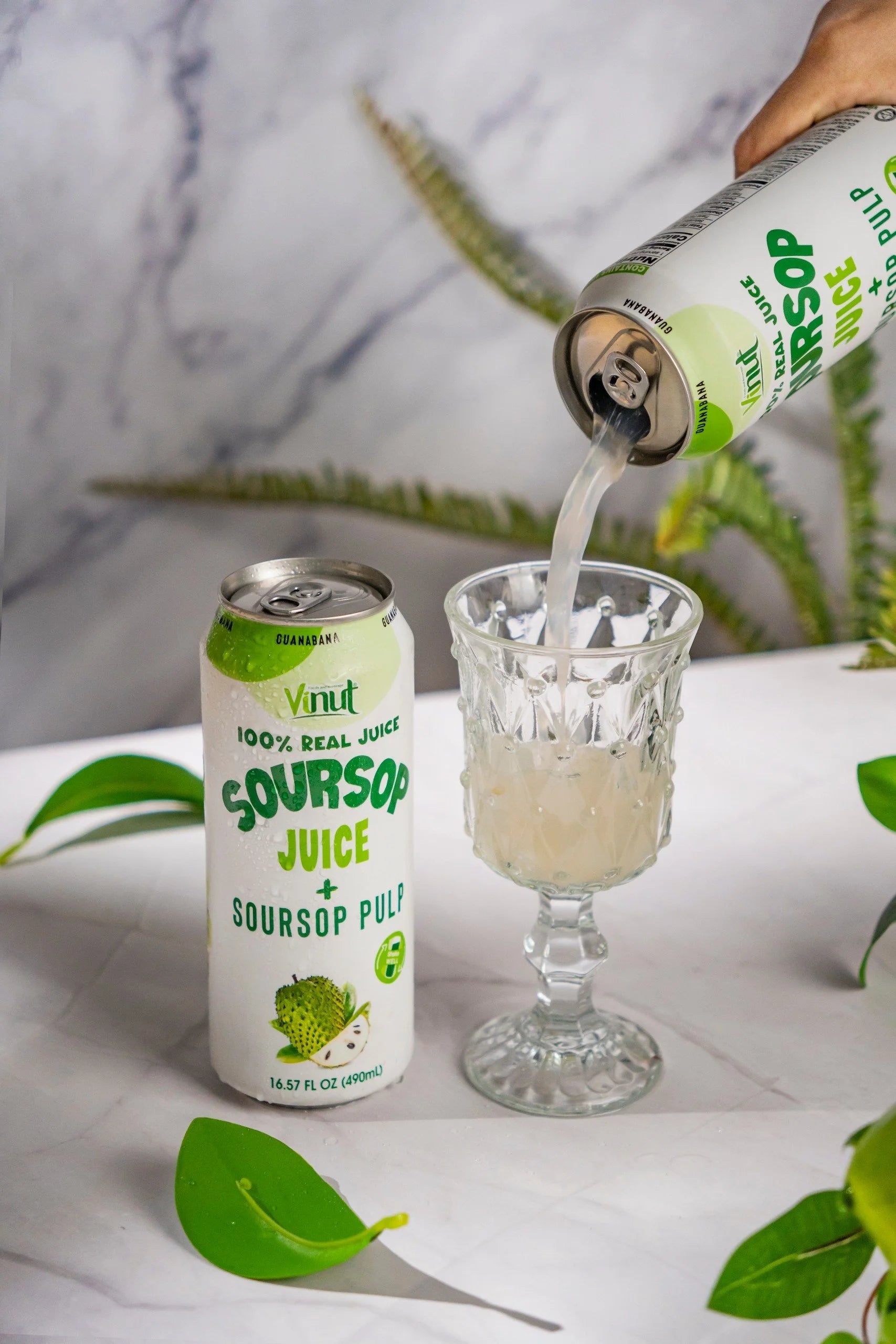 Soursop - VINUT | 100% Real Fruit Juice – No Sugar Added | Tropical, Organic, Non-GMO. Drink Vinut Now.