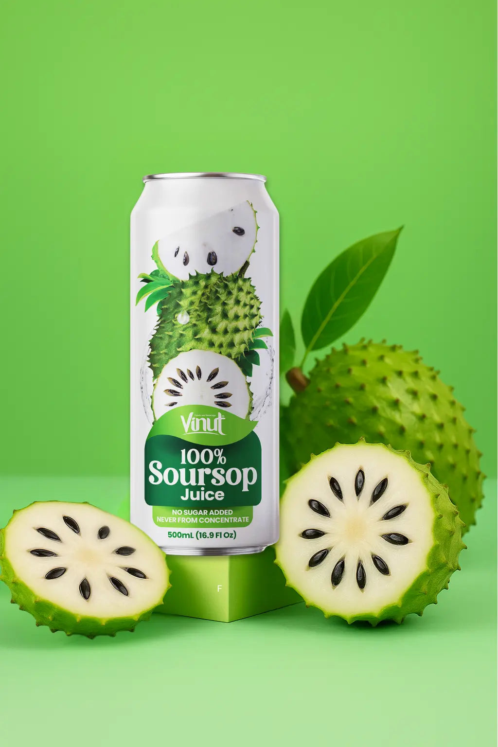 Soursop - VINUT | 100% Real Fruit Juice – No Sugar Added | Tropical, Organic, Non-GMO. Drink Vinut Now.