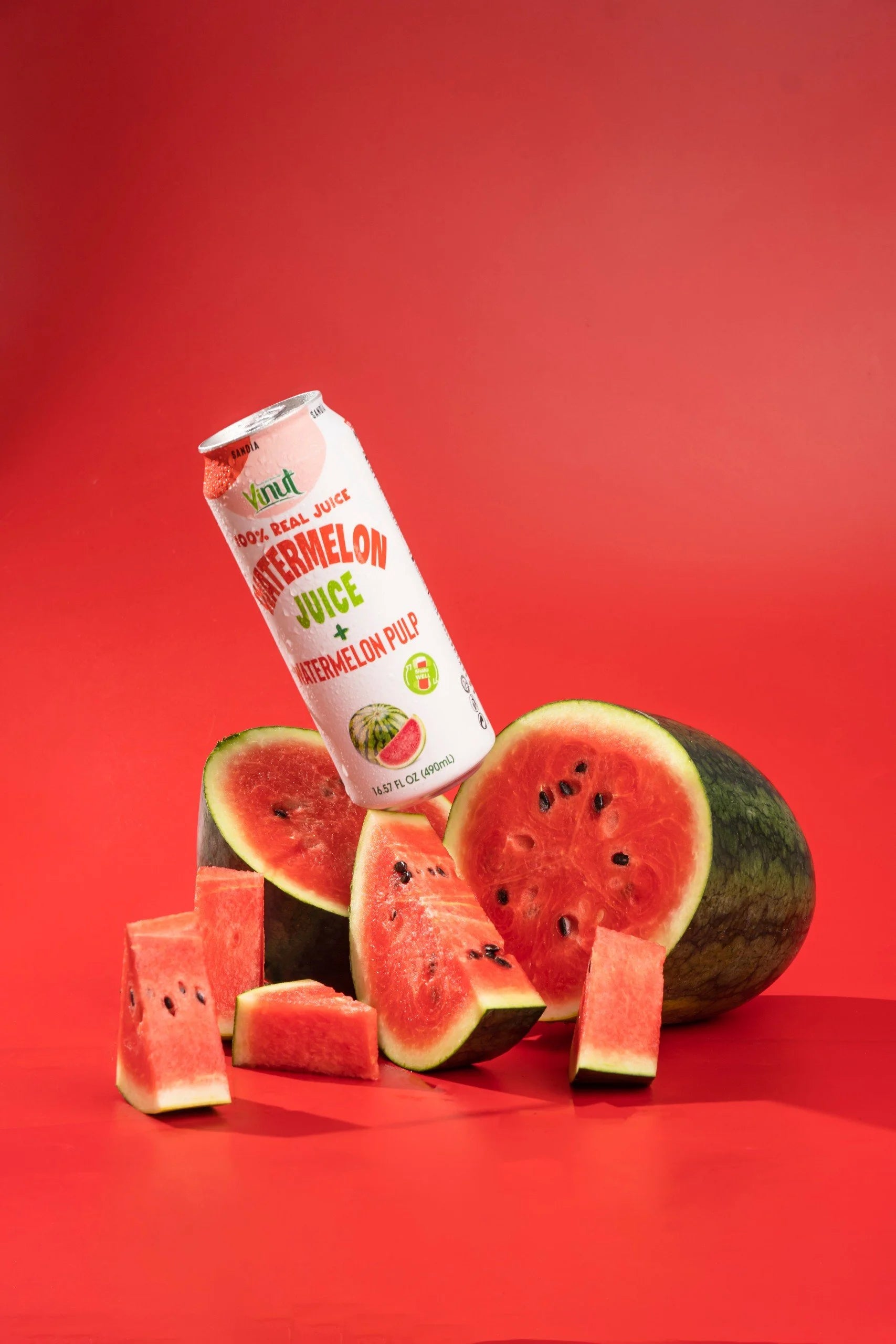 Watermelon - VINUT | 100% Real Fruit Juice – No Sugar Added | Tropical, Organic, Non-GMO. Drink Vinut Now.