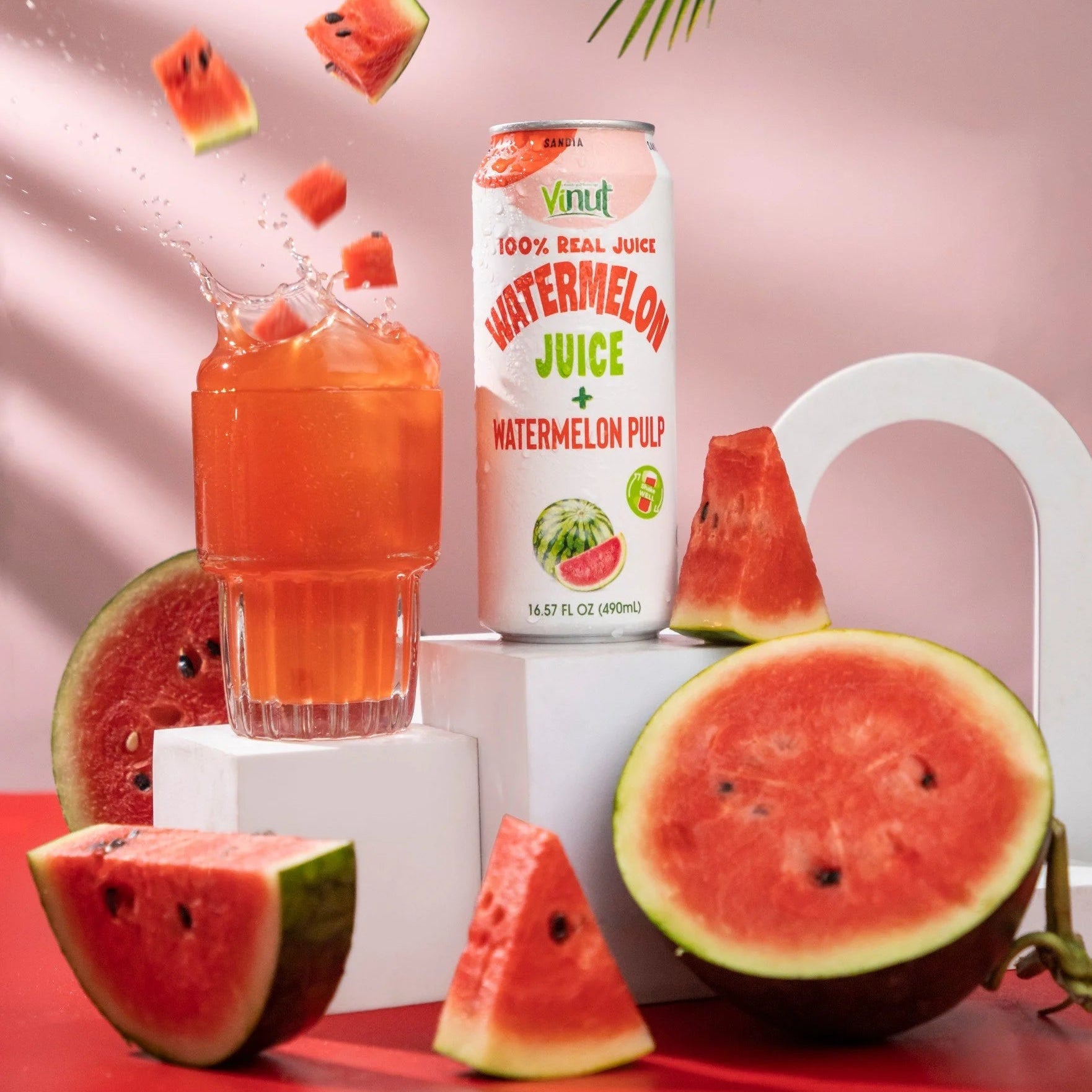 Watermelon - VINUT | 100% Real Fruit Juice – No Sugar Added | Tropical, Organic, Non-GMO. Drink Vinut Now.