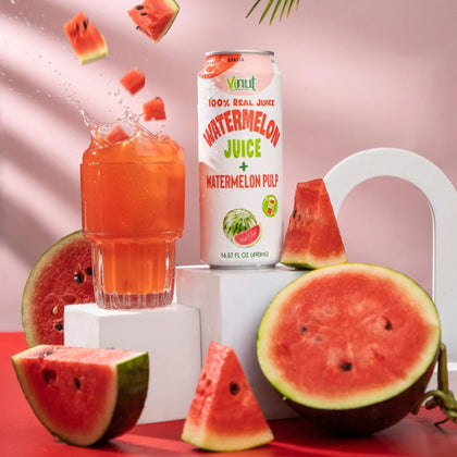 Watermelon - VINUT | 100% Real Fruit Juice – No Sugar Added | Tropical, Organic, Non-GMO. Drink Vinut Now.