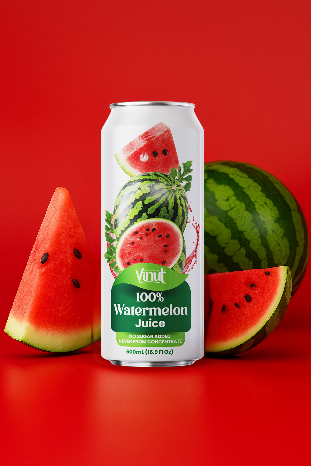 Watermelon - VINUT | 100% Real Fruit Juice – No Sugar Added | Tropical, Organic, Non-GMO. Drink Vinut Now.