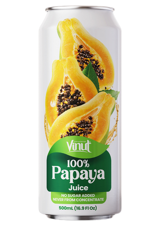 papaya 100% fruit juice single can