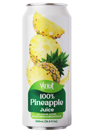 pineapple 100% fruit juice single can