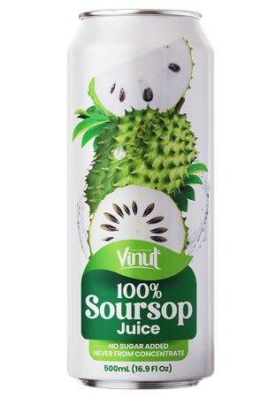 soursop 100% fruit juice single can