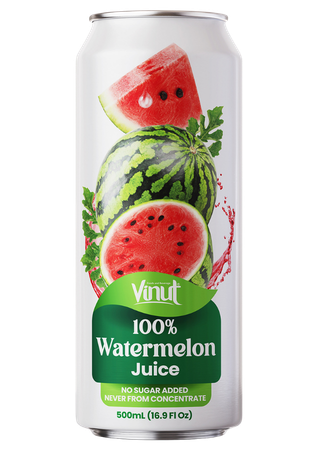 watermelon 100% fruit juice single can